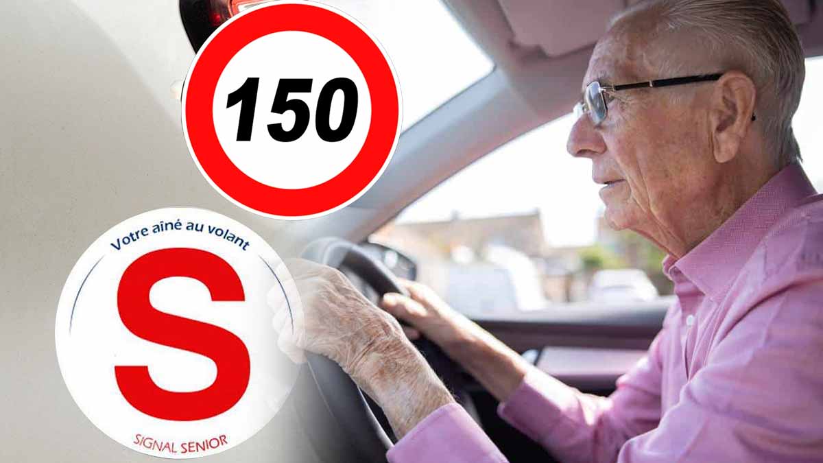 Une vitesse limite fixée à 150 km sur autoroute et un macaron S obligatoire pour les séniors en 2025, c’est quoi cette histoire 